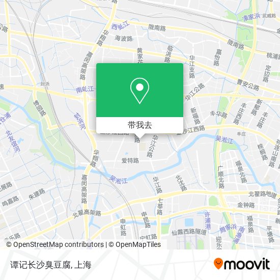 谭记长沙臭豆腐地图
