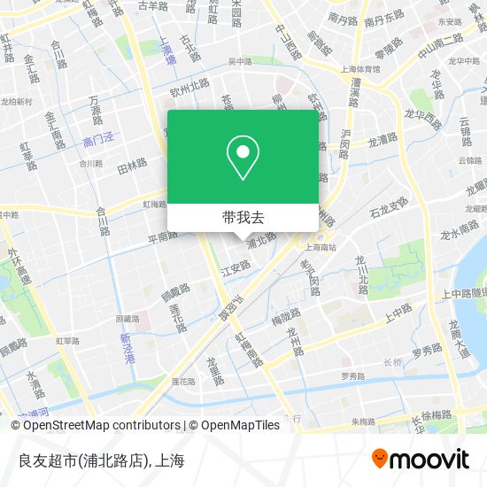 良友超市(浦北路店)地图