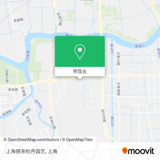 上海曌东牡丹园艺地图