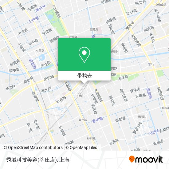 秀域科技美容(莘庄店)地图