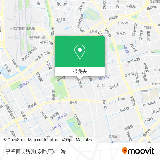 亨福面功坊(虹泉路店)地图