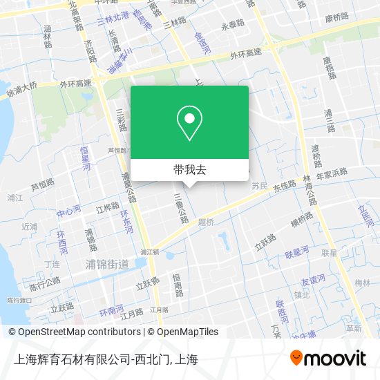 上海辉育石材有限公司-西北门地图