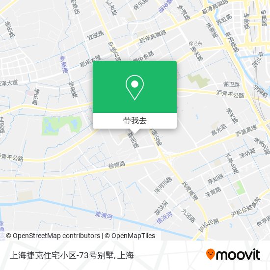 上海捷克住宅小区-73号别墅地图