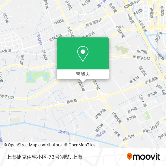 上海捷克住宅小区-73号别墅地图