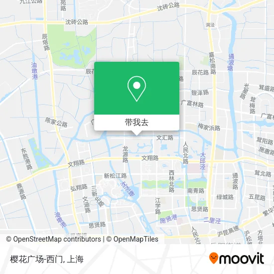 樱花广场-西门地图