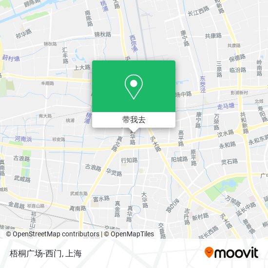 梧桐广场-西门地图