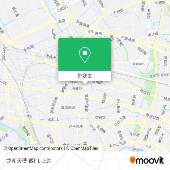 龙湖天璞-西门地图