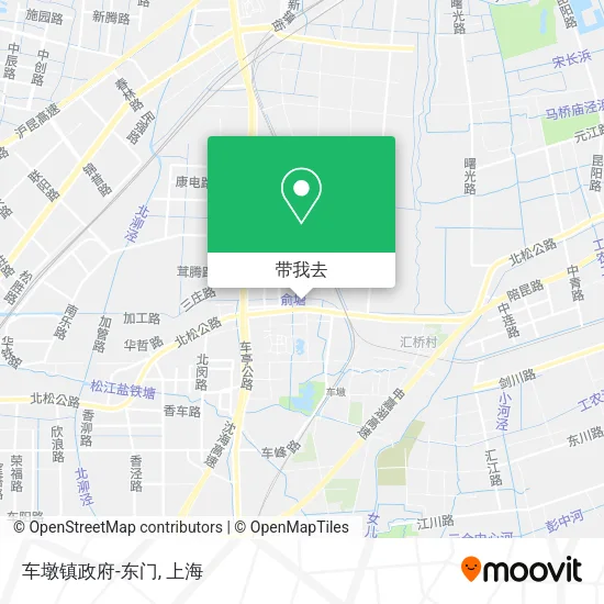 车墩镇政府-东门地图