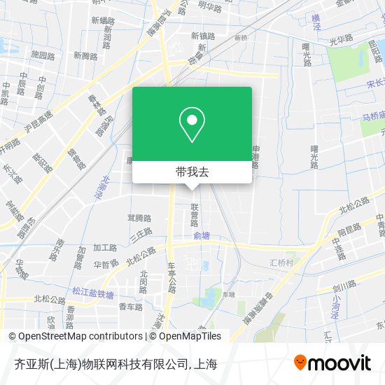 齐亚斯(上海)物联网科技有限公司地图