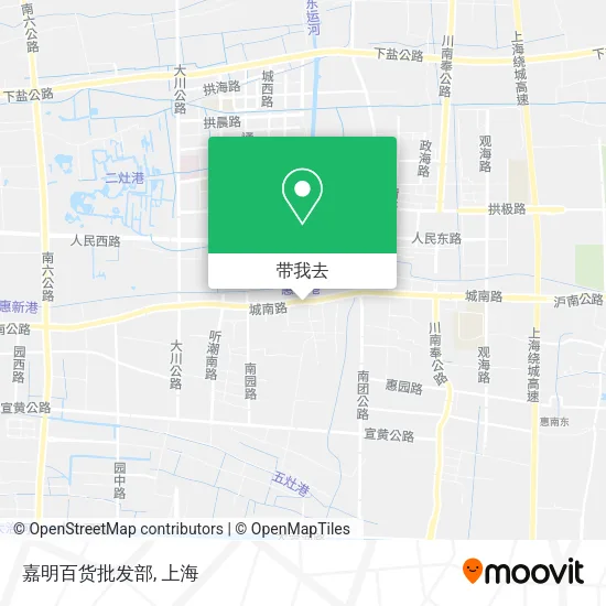 嘉明百货批发部地图