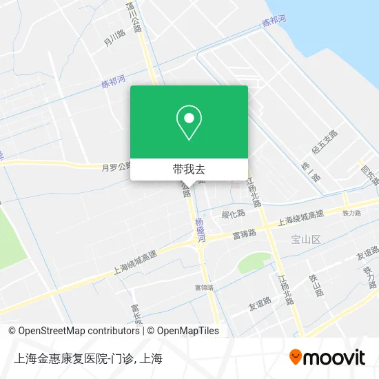 上海金惠康复医院-门诊地图
