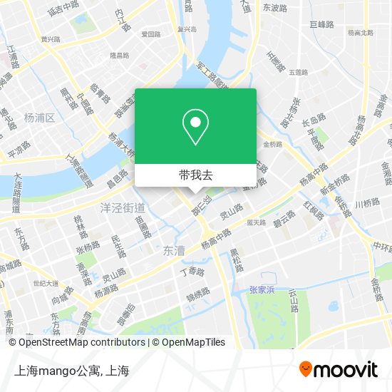 上海mango公寓地图