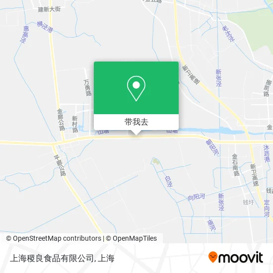 上海稷良食品有限公司地图