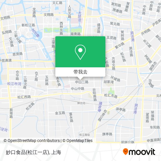 妙口食品(松江一店)地图