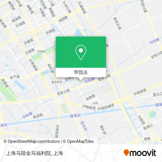 上海马陆金马福利院地图