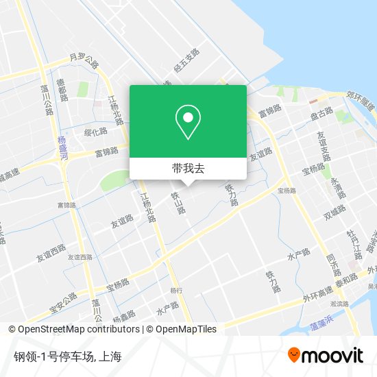 钢领-1号停车场地图