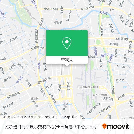 虹桥进口商品展示交易中心(长三角电商中心)地图
