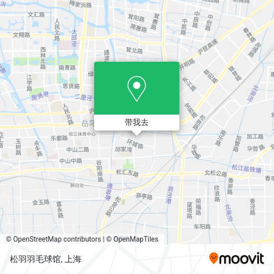 松羽羽毛球馆地图