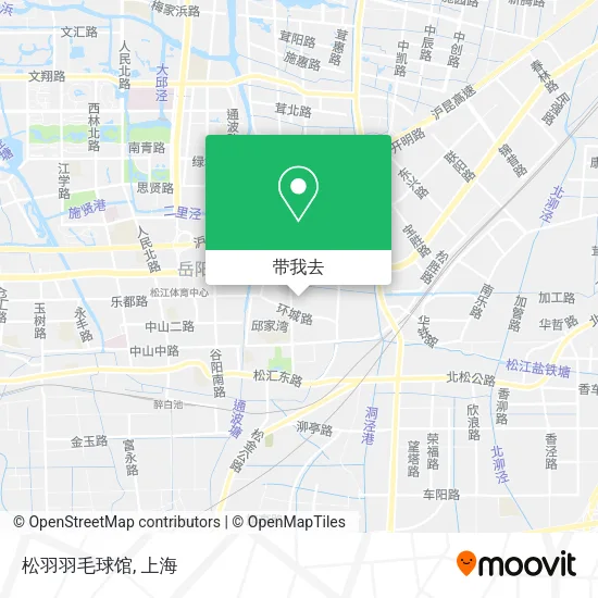 松羽羽毛球馆地图