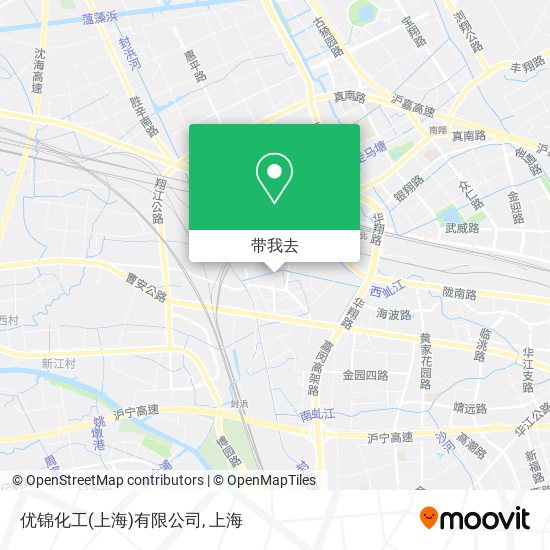 优锦化工(上海)有限公司地图