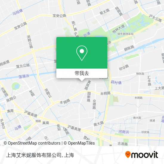 上海艾米妮服饰有限公司地图