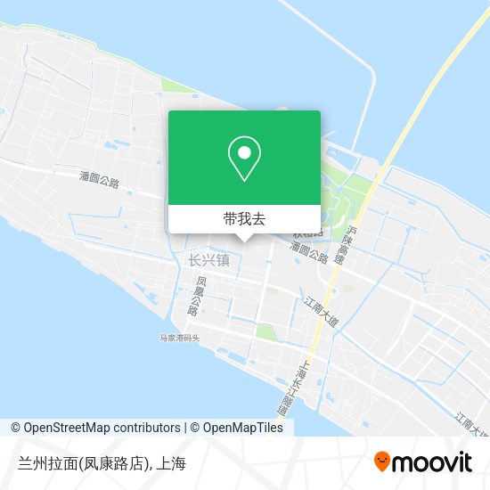 兰州拉面(凤康路店)地图