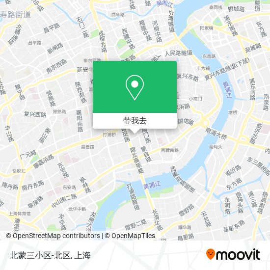 北蒙三小区-北区地图