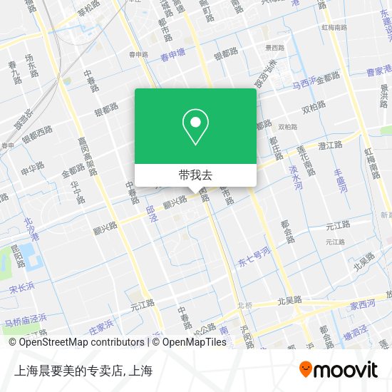 上海晨要美的专卖店地图