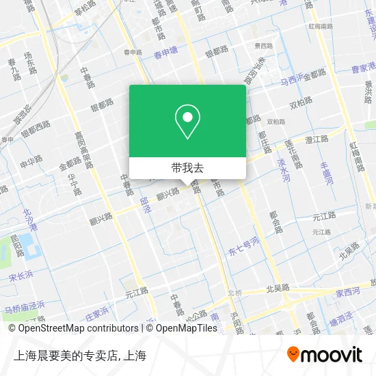 上海晨要美的专卖店地图