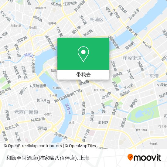 和颐至尚酒店(陆家嘴八佰伴店)地图