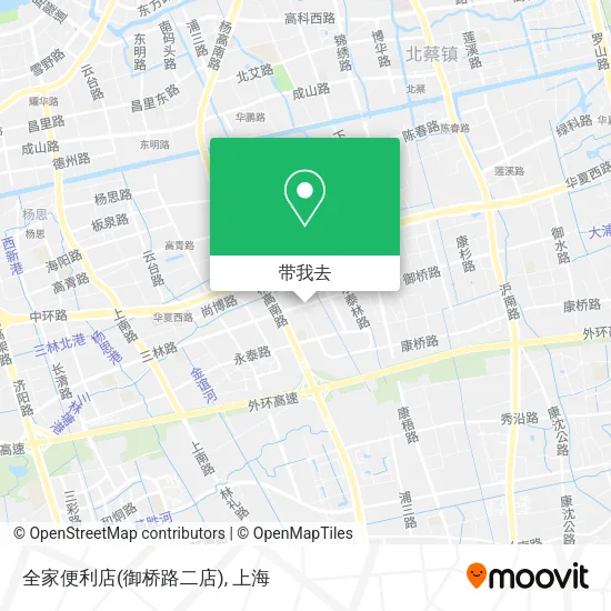 全家便利店(御桥路二店)地图
