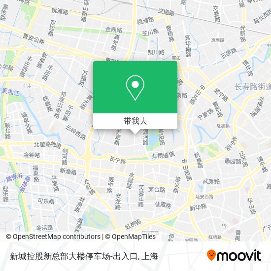 新城控股新总部大楼停车场-出入口地图