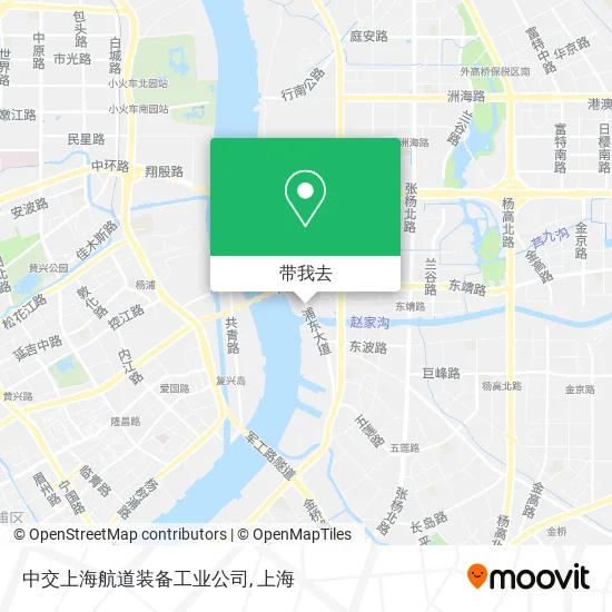 中交上海航道装备工业公司地图