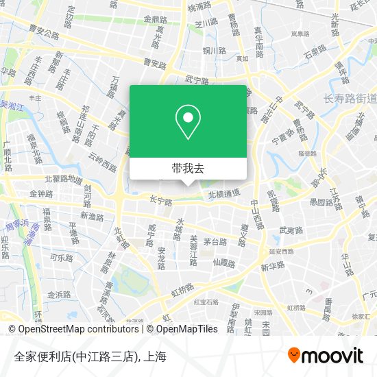 全家便利店(中江路三店)地图