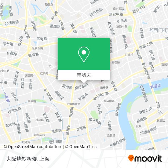 大阪烧铁板烧地图