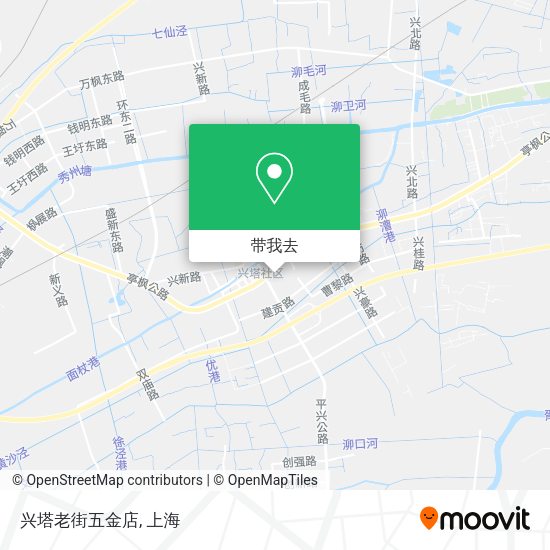 兴塔老街五金店地图