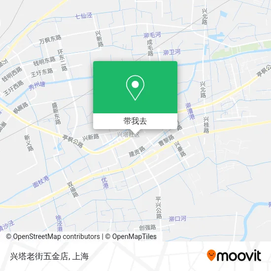 兴塔老街五金店地图