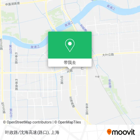 叶政路/沈海高速(路口)地图