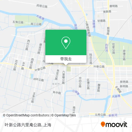 叶新公路六里庵公路地图