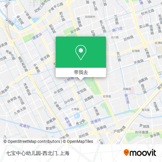 七宝中心幼儿园-西北门地图