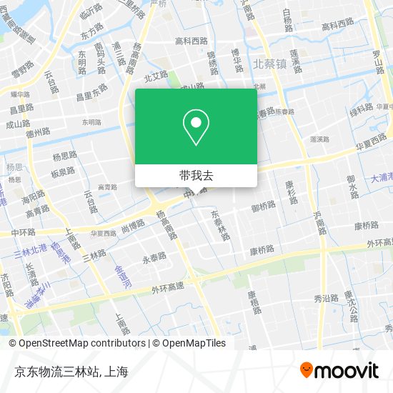 京东物流三林站地图