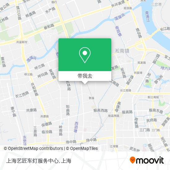 上海艺匠车灯服务中心地图