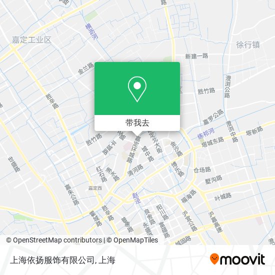 上海依扬服饰有限公司地图