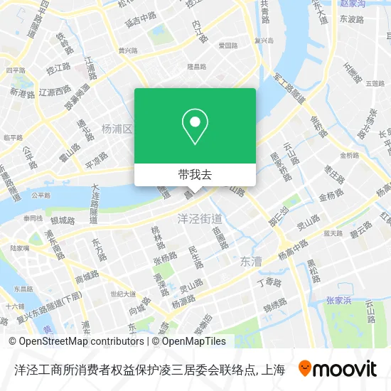 洋泾工商所消费者权益保护凌三居委会联络点地图