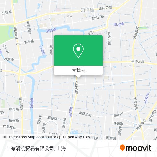 上海涓浍贸易有限公司地图