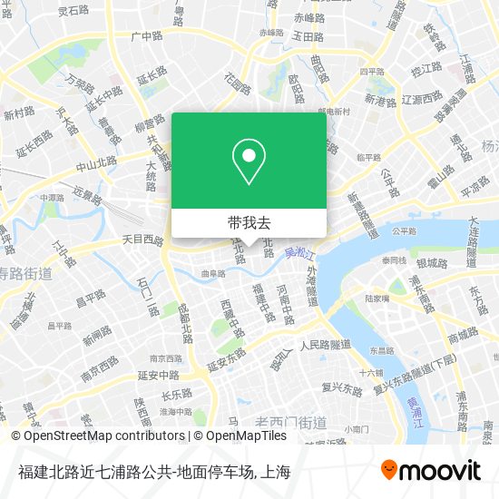 福建北路近七浦路公共-地面停车场地图