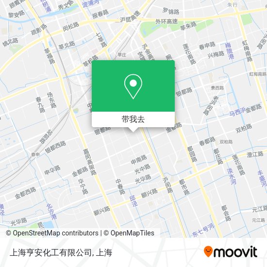 上海亨安化工有限公司地图