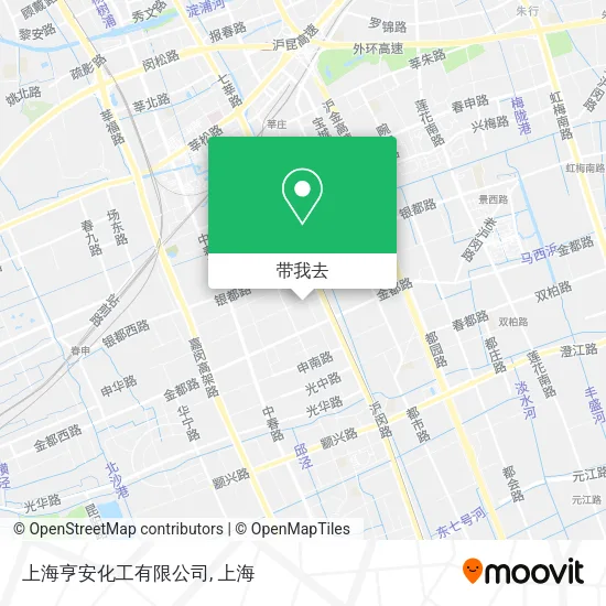 上海亨安化工有限公司地图