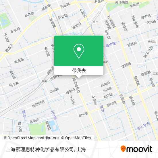 上海索理思特种化学品有限公司地图