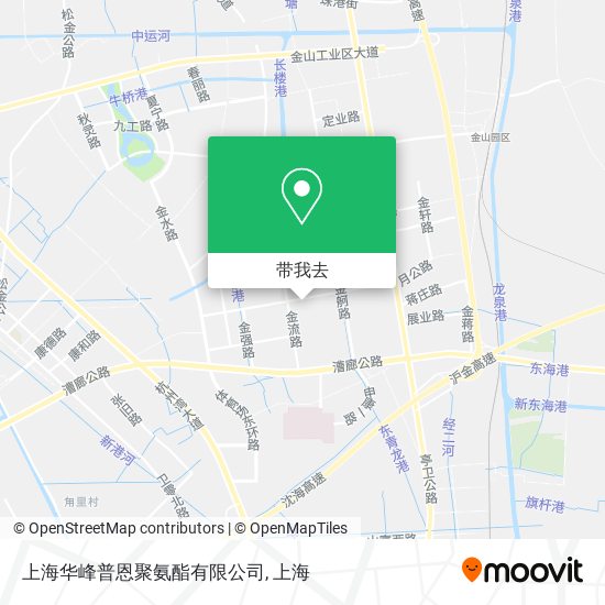 上海华峰普恩聚氨酯有限公司地图